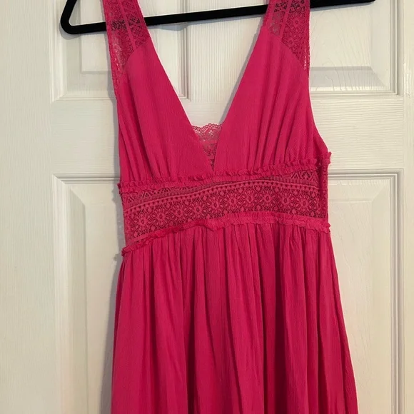 NWOT Pink Maxi Dress - Picture 10 of 11
